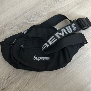 Black SUPREME Fanny Pack